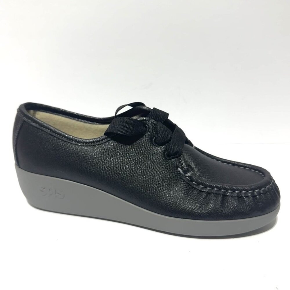 SAS Womens Bounce Lace Up Moc Size 7.5 Narrow